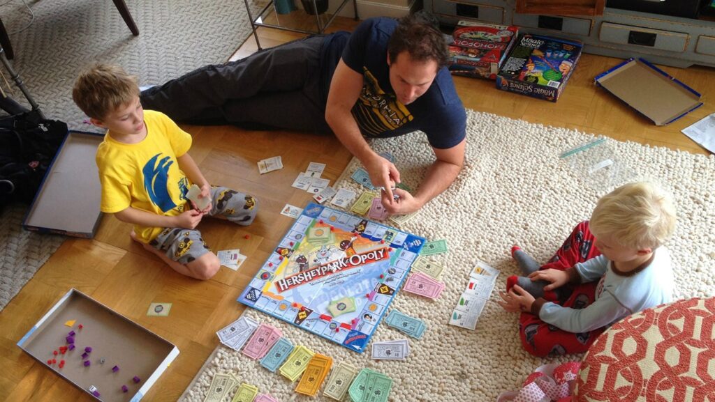 Playing Monopoly with Kids