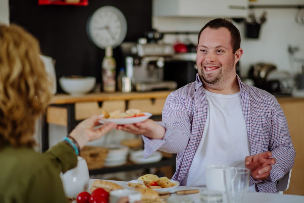 Happy man after switching NDIS providers
